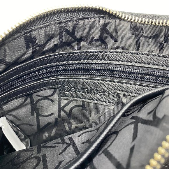 Calvin Klein Black Leather Wristlet - Picture 7 of 8